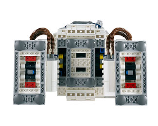 Vue de dessous du set 10225 R2-D2 Ultimate Collector Series