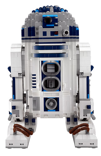 Vue de face du set 10225 R2-D2 Ultimate Collector Series