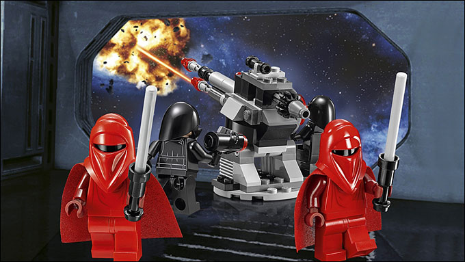Mise en sc�ne du set 75034 Death Star Troopers Battle Pack