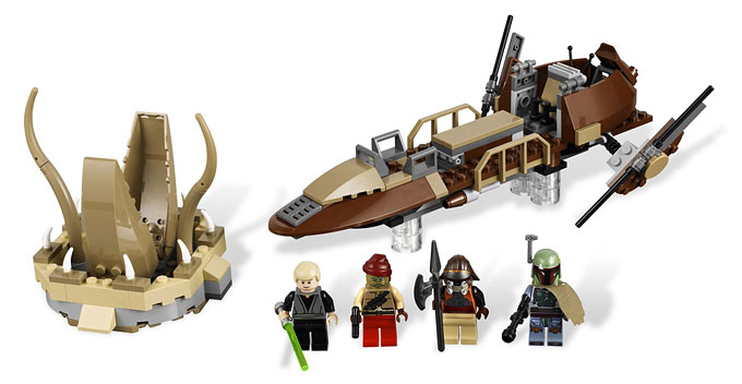 Le set LEGO 9496 Desert Skiff