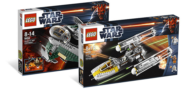 Les sets LEGO Star Wars 9493 et 9495
