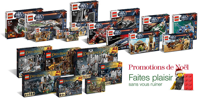 Les promos LEGO Star Wars & LOTR Amazon !