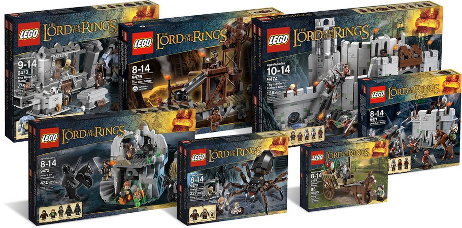 La gamme LEGO Lord Of The Rings !