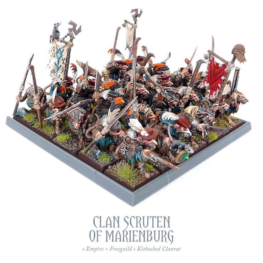 Peinture des Guerriers Skaven du clan Scruten de Marienburg - Et de 25 !