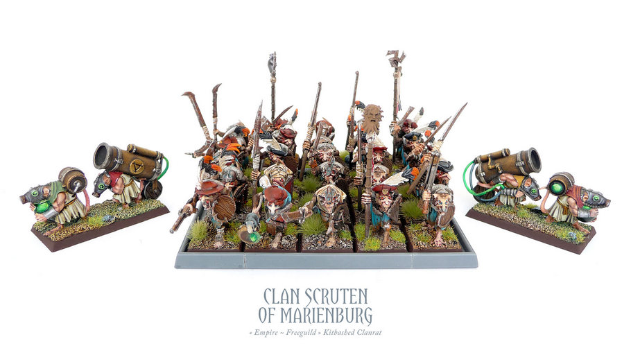 Peinture des Guerriers Skaven du clan Scruten de Marienburg - Et de 25 !